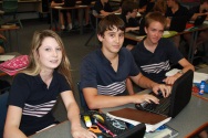 students with laptops